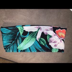 Boohoo strapless bikini bandeau top